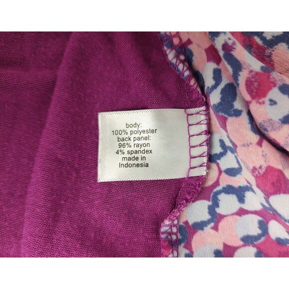 Lane Bryant Women s Size 14/16 Purple 3 Quarter Sleeves V Neck Tee - Picture 6 of 7